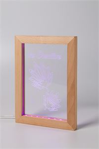TROFEO CON ILLUMINAZIONE A LED IN LEGNO